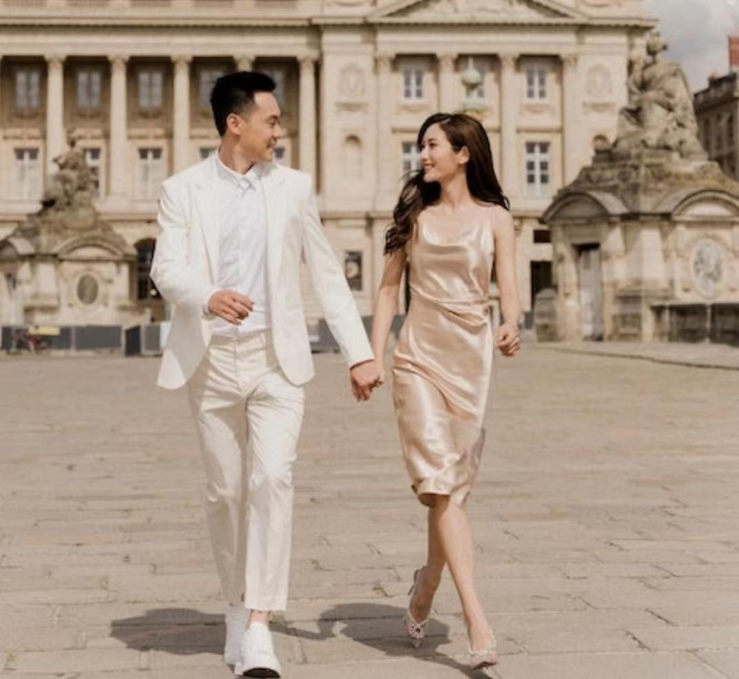 晒诱人身材！TVB小花公开与富贵未婚夫婚照，爱情长跑7年终成人妻