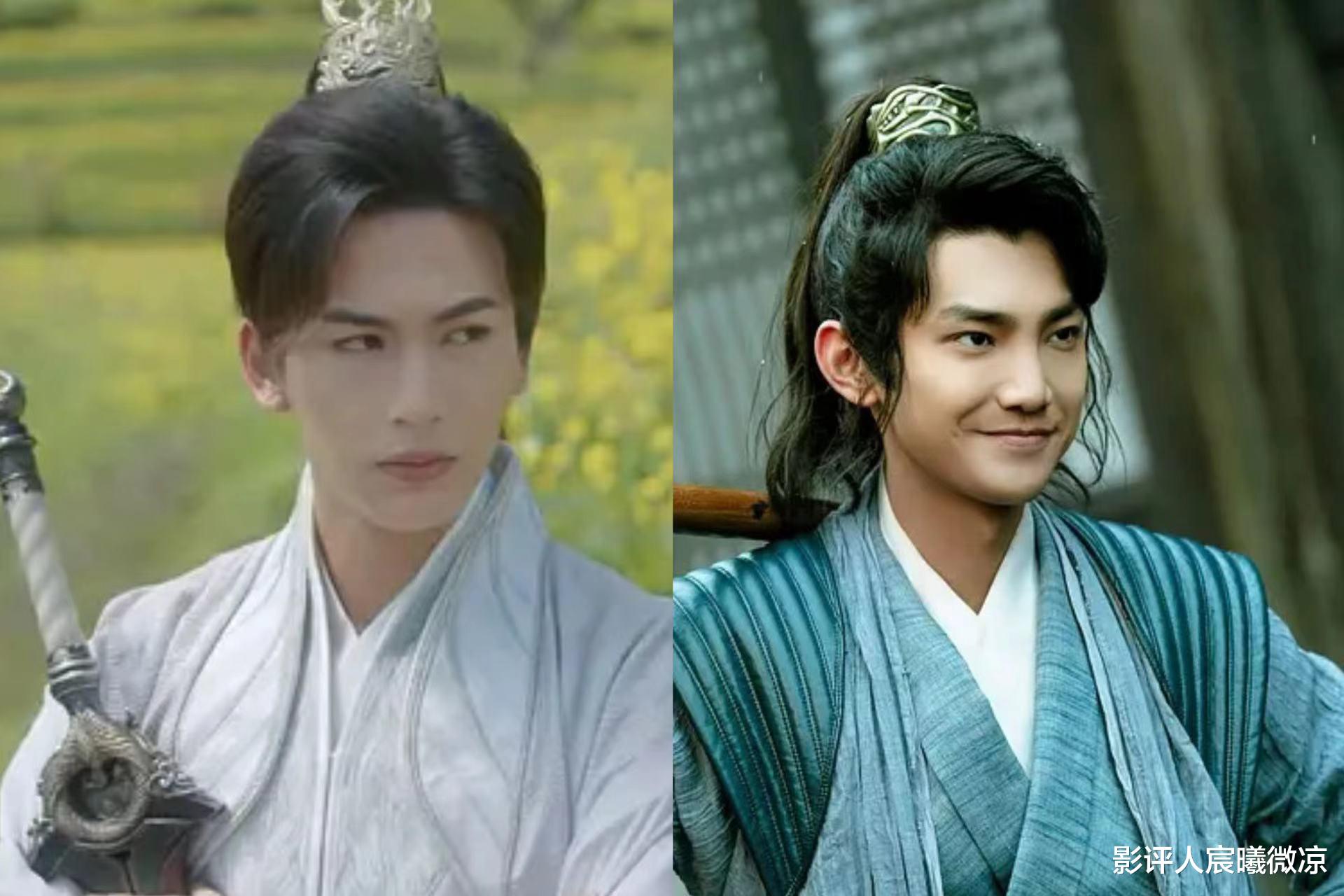 男演员的长相也很重要,将28岁的蒋龙与26岁张凌赫对比,差距一目了然