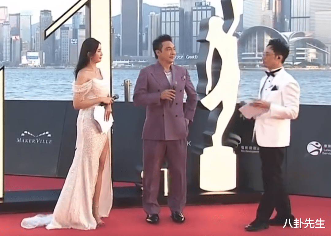 吴镇宇|金像奖红毯：吴镇宇发福，顶流姜涛像非主流，梁洛施裙子难看