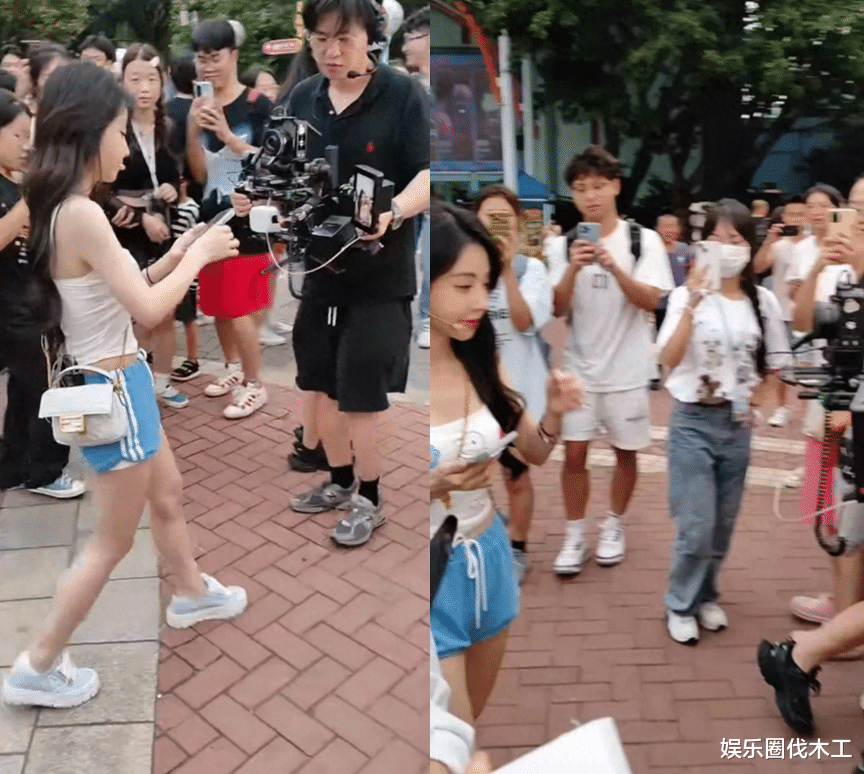 冯提莫直播被偶遇，身材五五分身高不超1米5，网友：浓缩是精华