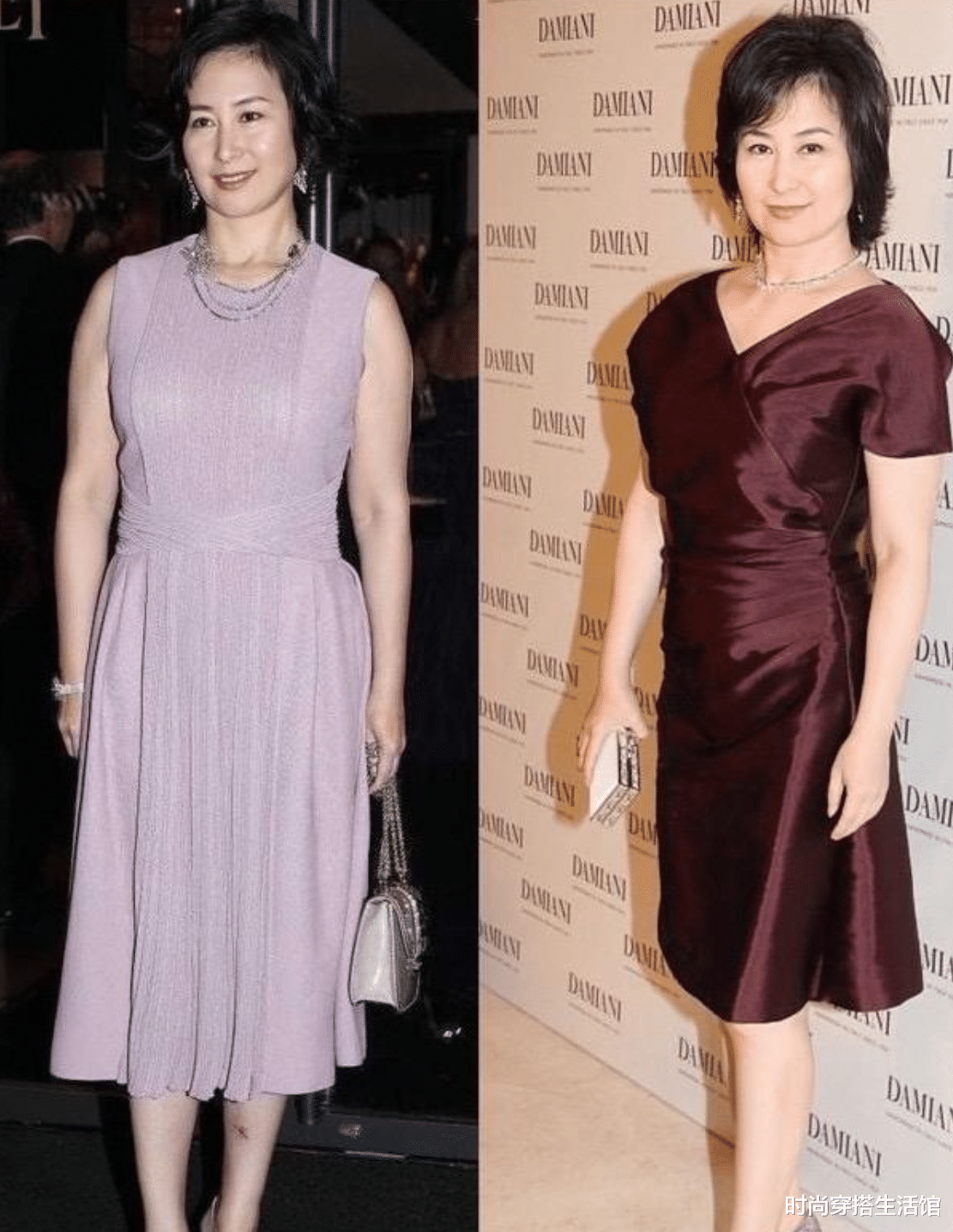 看了何超琼的穿搭，我悟了：裙不上膝、头发不过肩，才更优雅高级