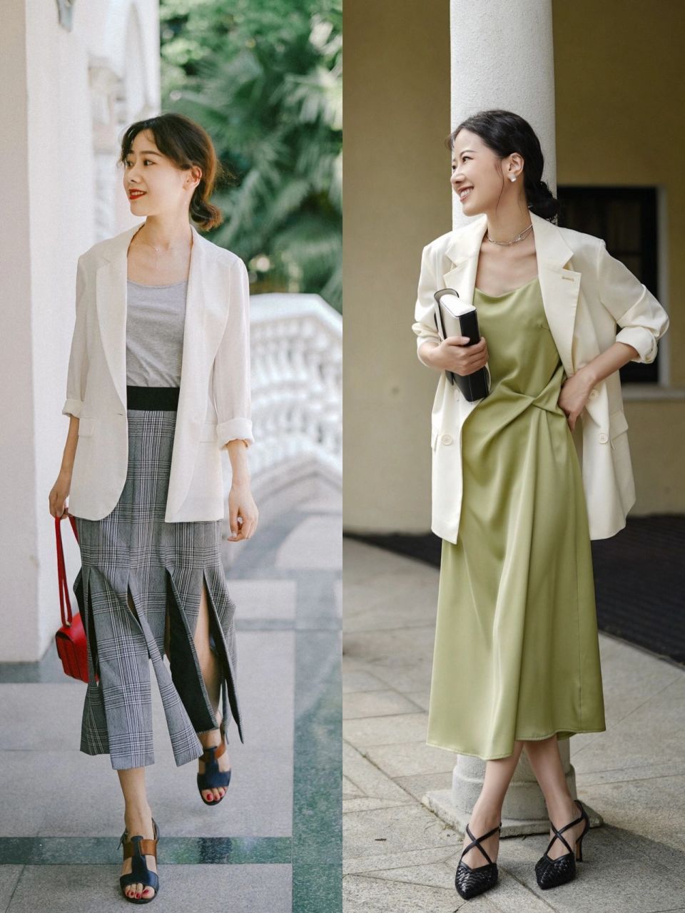 西装|职场穿西装真时髦！不挑年龄不挑身材，气场气质两手抓