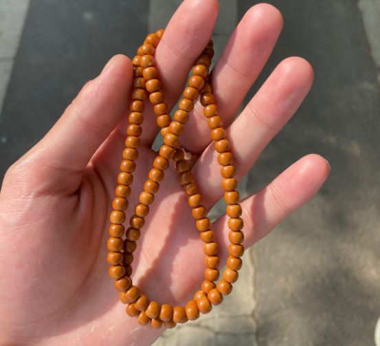 明明是菩提,盘得比南红还润