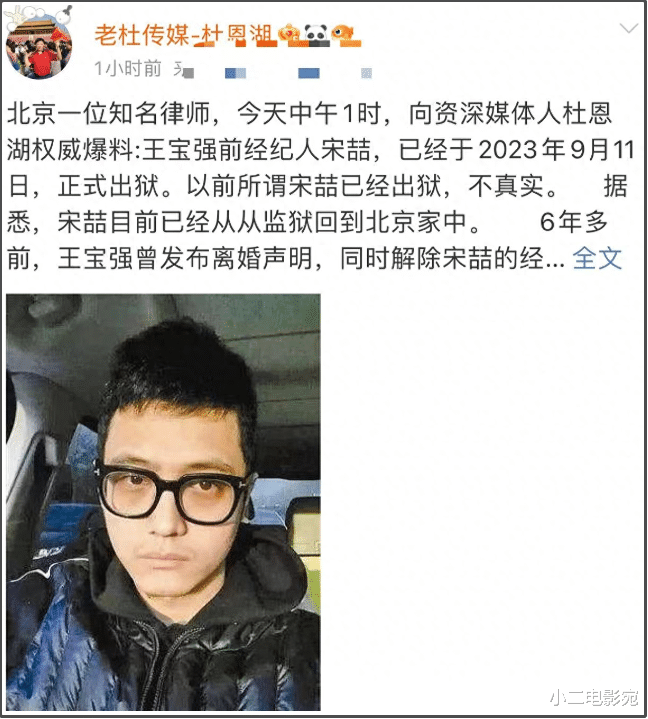 宋喆刑满6年正式获释,最新罕透近况,马蓉打扮少女豪宅疑新恋情