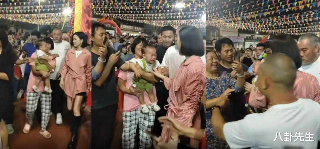 48岁女港星回乡祭祖惹争议,遭村民强抱一脸茫然,被爆捐赠巨款