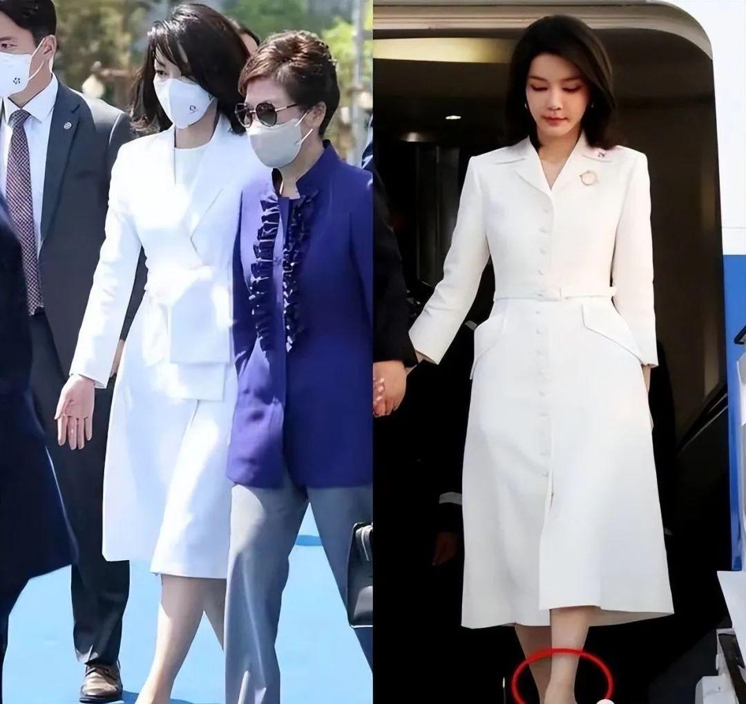 穿搭 “韩国第一夫人”亲身示范：裙子不上膝盖、发不过肩，更高级得体