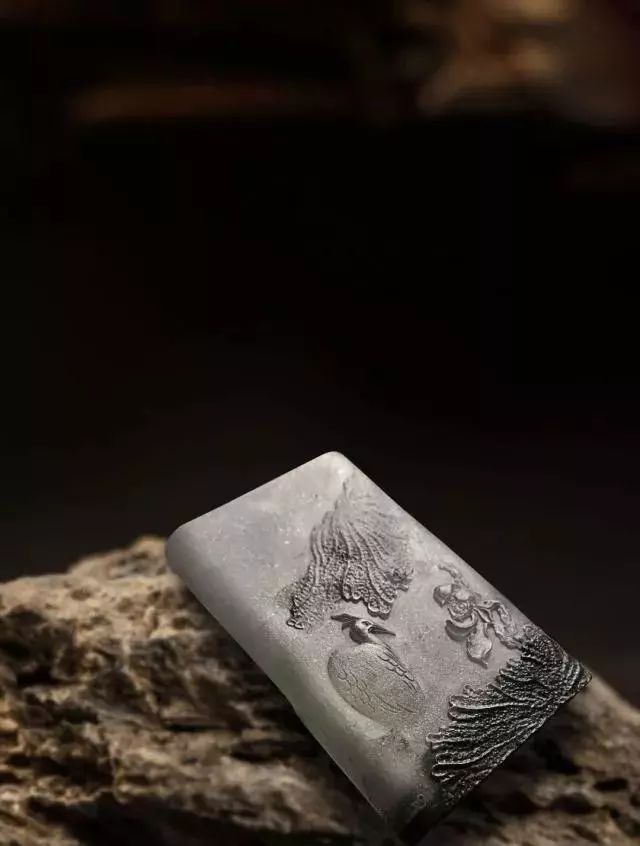 小叶紫檀|分享一组“水墨”翡翠玉雕作品