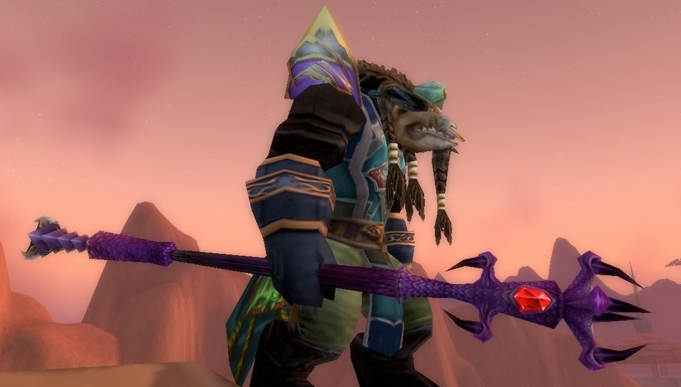 58同城|魔兽世界:早期版本法杖用来敲人的?法术也是用来更好的近身战?