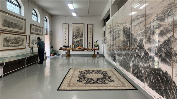 山水画|长河追日——靳文艺山水画作品展新闻发布会在京成功举办