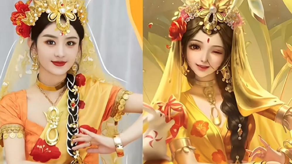 女星COS对比！赵丽颖还原，关晓彤像真人手办，只有赵露思被骂惨