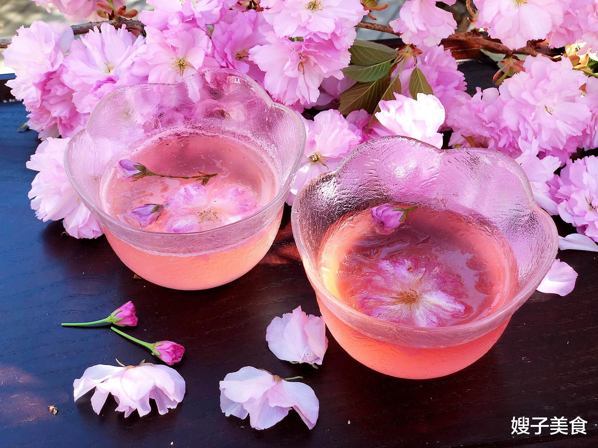 牛肉|春天的樱花布丁,娇艳绽放口中,香甜如蜜,一口难忘的樱花仙境!