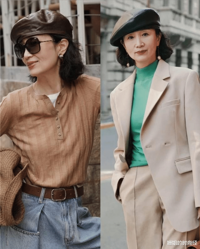 帽子 五六十岁的女人，出门前时抽20分钟，坚持3个小习惯，看起来更美