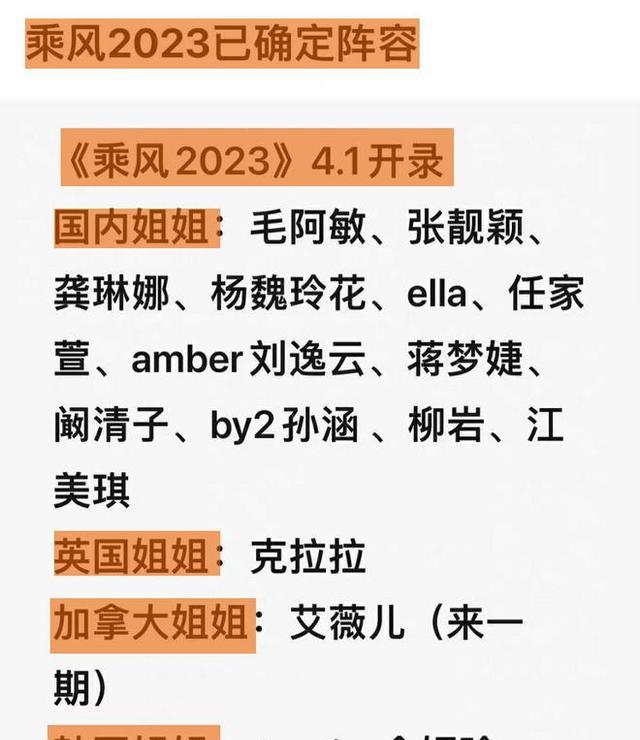 浪姐4|《浪姐4》曝光新阵容!S.H.E难以合体,唐嫣、柳岩和陈乔恩将加盟