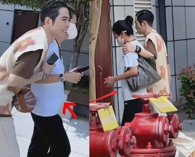 萧敬腾夫妇七夕合体拍大片,眼神依恋似恋母,女方小腹微凸疑有孕