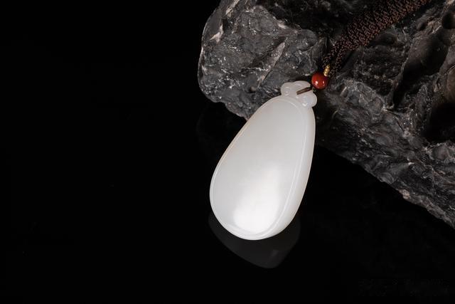 银元|洒金皮和田玉籽料 平安无事牌 大道至简 气韵典雅