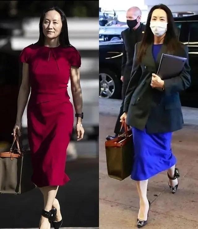 看了孟晚舟的打扮，我发现：妆发得体、穿衣色不过三，美得很高级