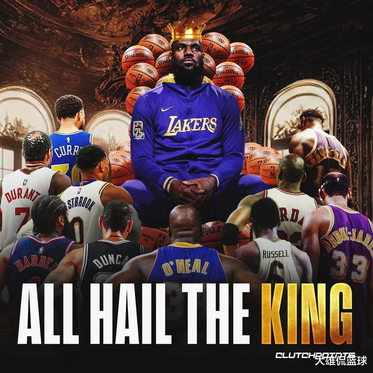 勒布朗·詹姆斯|詹姆斯超越贾巴尔成新历史得分王,美媒重排历史得分榜前50名