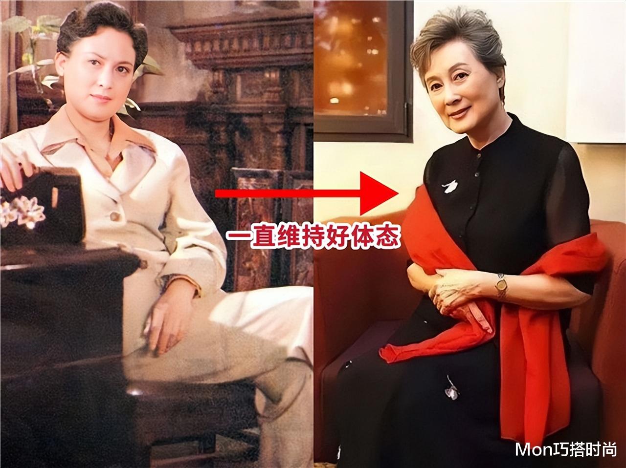 被向梅的老年状态惊艳到：86岁头发花白，衣装素雅却高级有气质