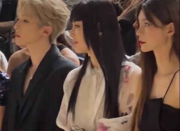 沈梦辰|沈梦辰和杨紫琼黄圣依同排看秀，不会用英语交流，演员李梦遭冷落