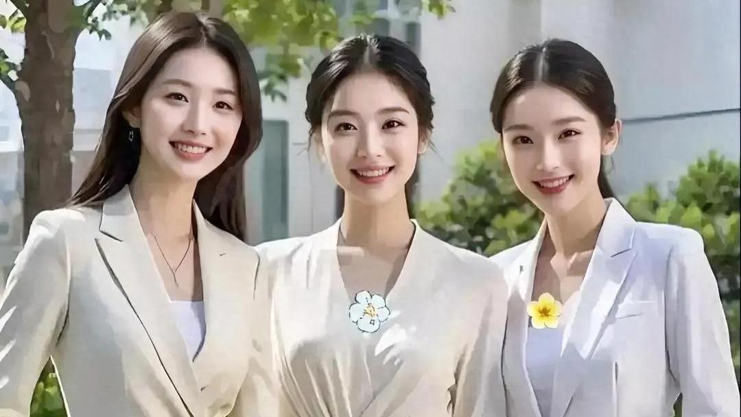 恒大歌舞团“三朵金花”同框，这颜值气质能歌善舞，凡夫俗子能够拒绝吗？