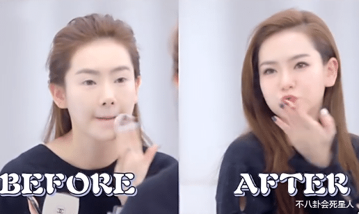 明星素颜 10位女星素颜到全妆过程，小眼变大眼，寡淡变浓颜，好真实！