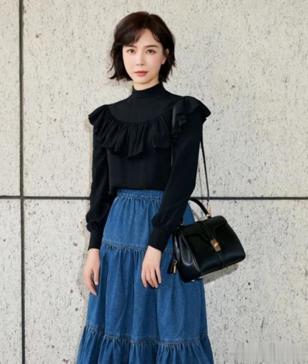 短发 陈数、袁泉告诉你:女人上了年纪,裙要长、发要短,美得优雅高级