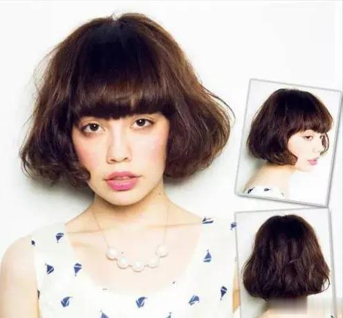 \及肩卷发\关键是卷度