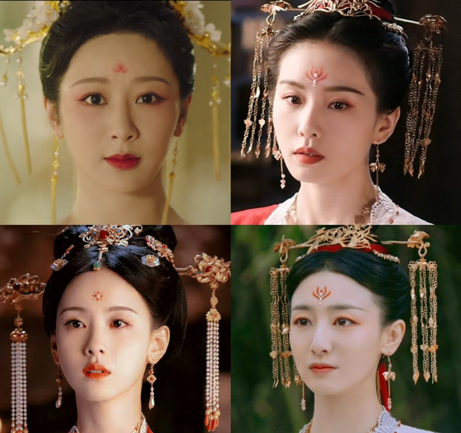 同样头饰繁琐,把刘诗诗和杨紫等人放一起看,女星审美差距出来了