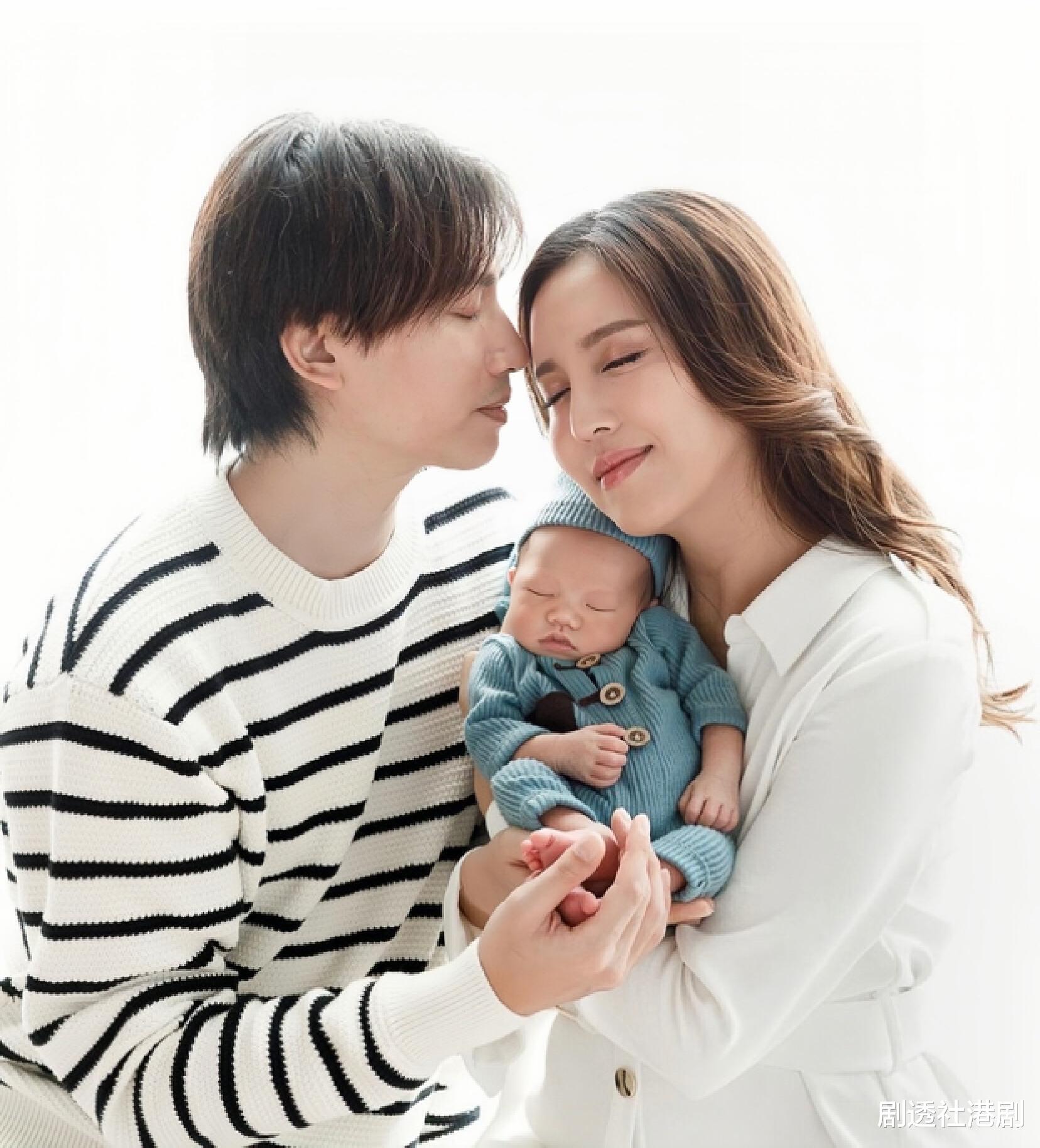 二胎|恭喜!香港知名女星宣布二胎产子,晒一家四口全家福超幸福
