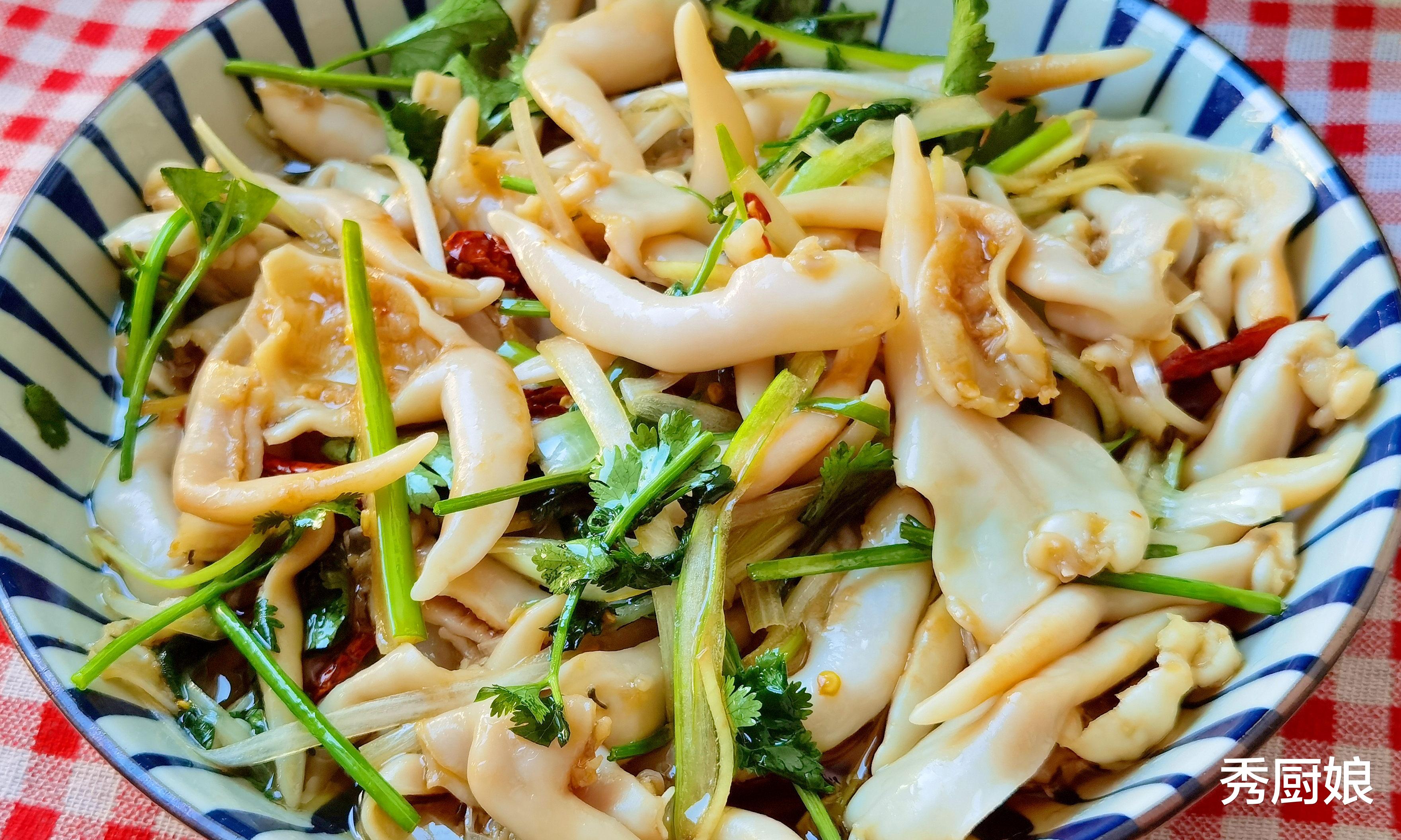 芥末|冬天，遇到这肉别手软，鲜美营养，低脂高蛋白，焯水一拌，真解馋