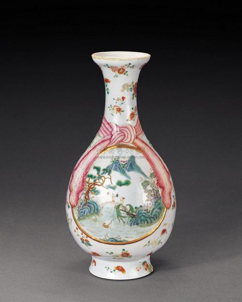 粉彩|康熙也爱蝴蝶结,还把它打在了瓷器上