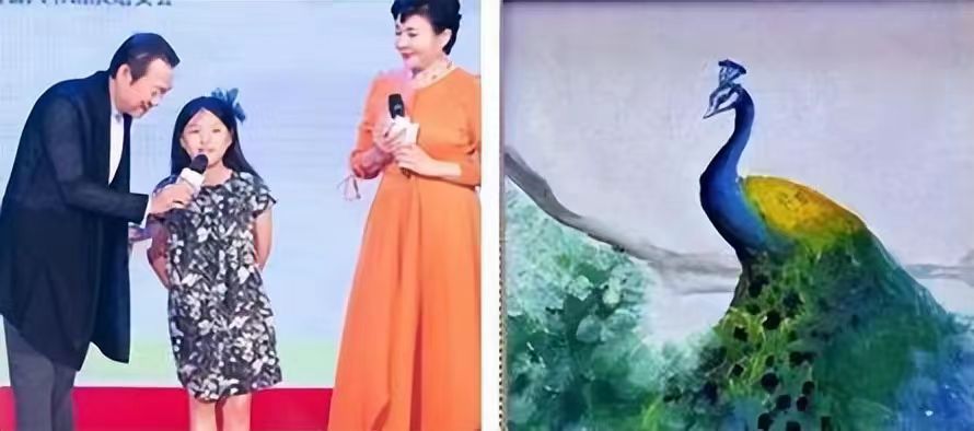 王诗龄|李湘激动恭喜女儿获奖学金,金额相当可观,王诗龄曾一幅画卖12万
