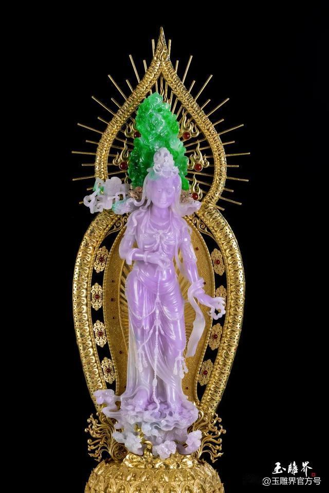 翡翠|千万级翡翠观音,翡翠牛人经典返工力作!