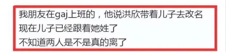 洪欣|港媒曝洪欣带儿子张镐濂改姓！其生父对此表示已看透！