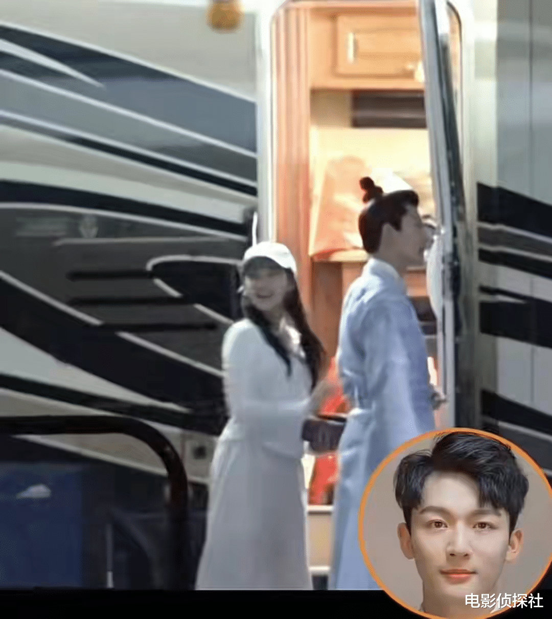 张晚意恋情疑曝光！女方颜值高身材好，两人在片场不避嫌