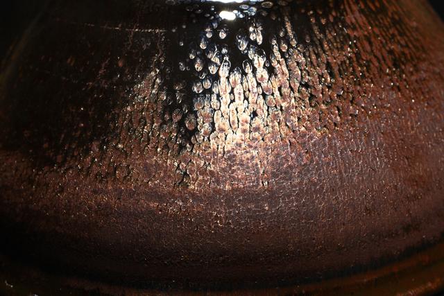 建盏|孙建兴虹彩金缕鹧鸪斑 孙建兴建盏代表作