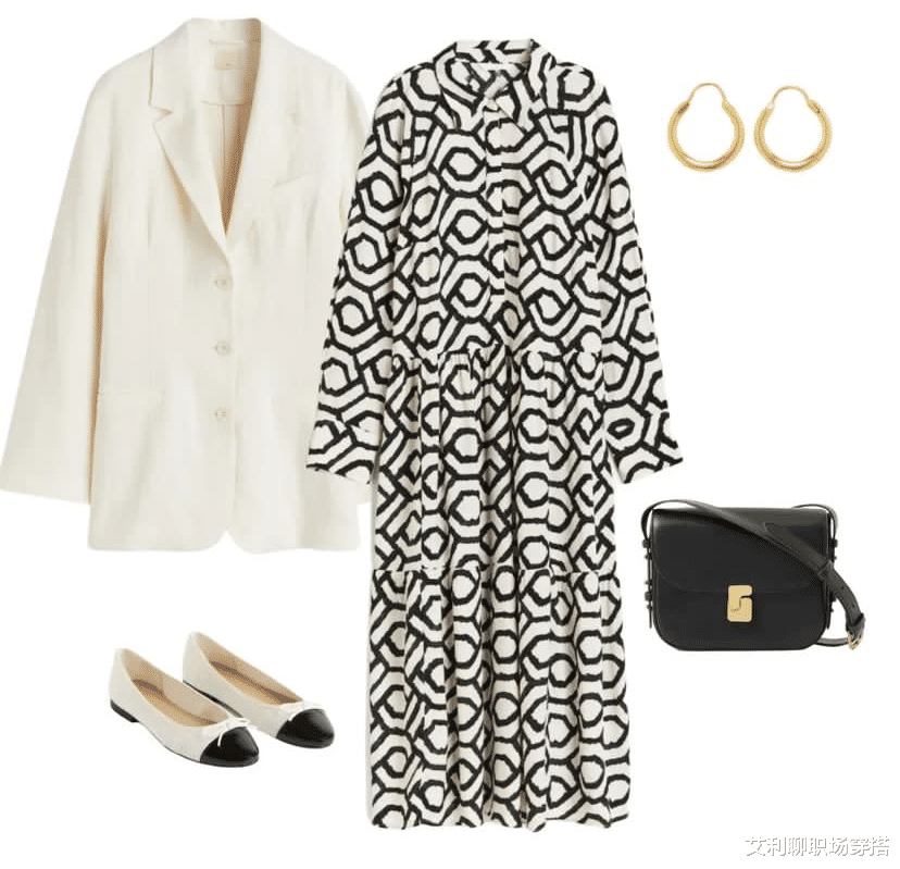 穿衣搭配|7款外套加长裙搭配，穿出优雅漂亮职场风格，大气还干练