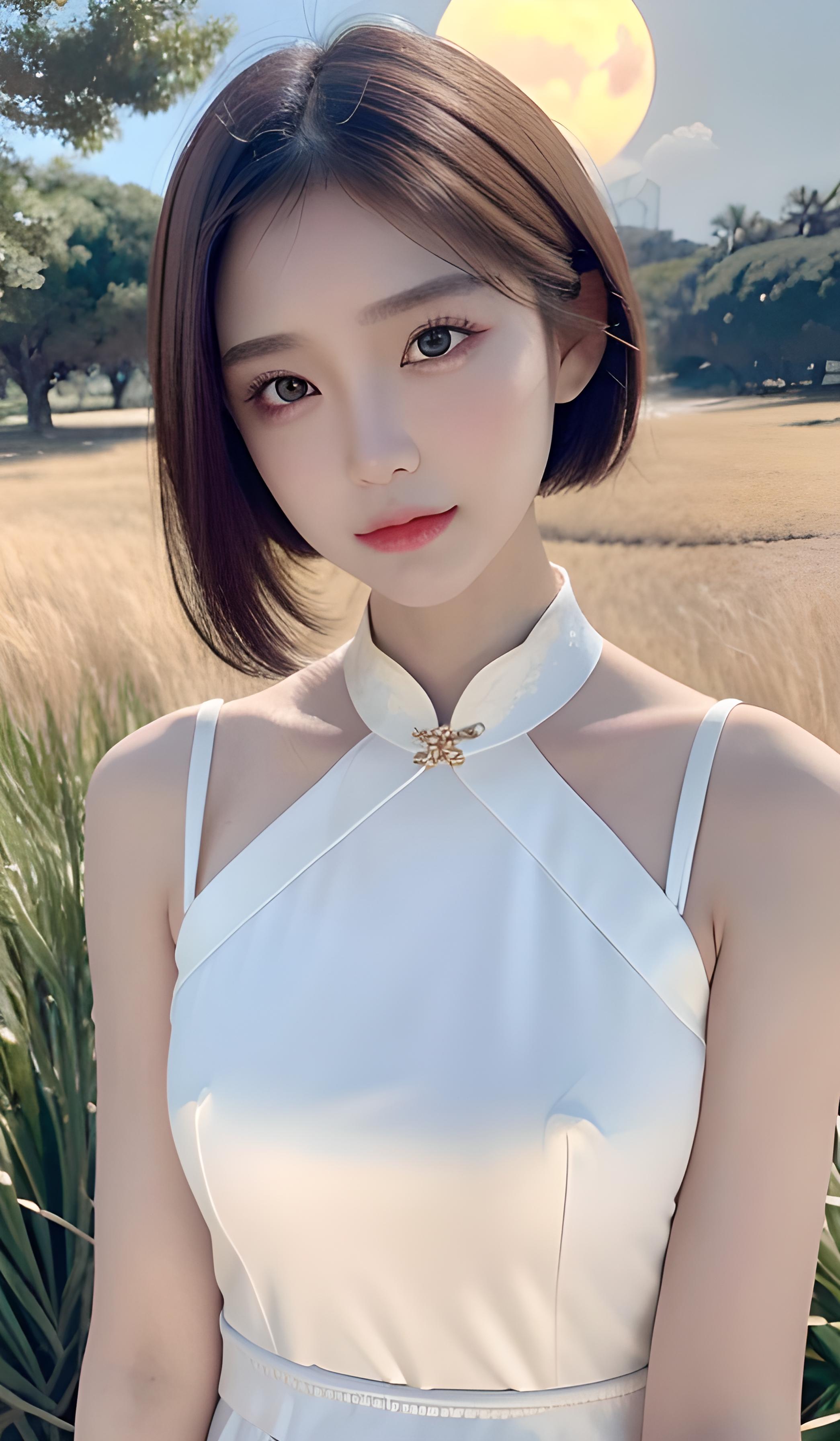 旗袍 短发旗袍新晋女神，完美诠释东方韵味！