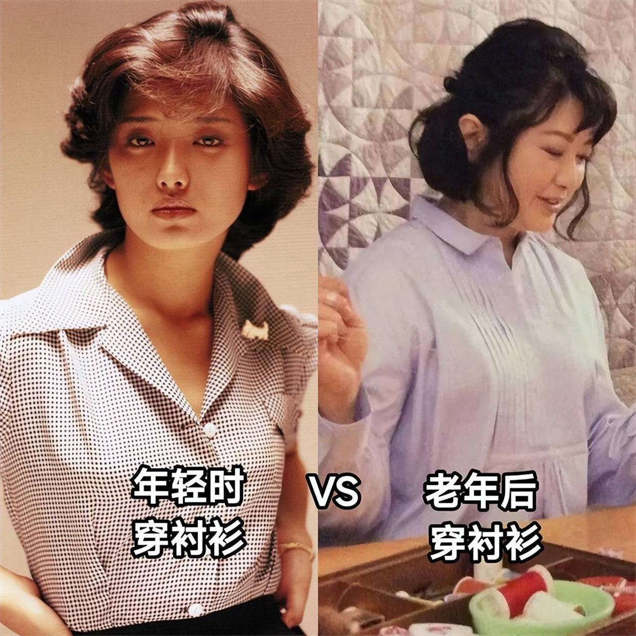 衬衫 看了山口百惠的穿搭才明白:原来“衬衫”才是春夏的颜值担当,美