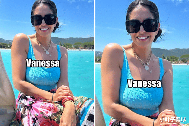 瓦妮莎海边度假,瘦了50斤身材傲人,42岁或再婚,加索尔陪在身边