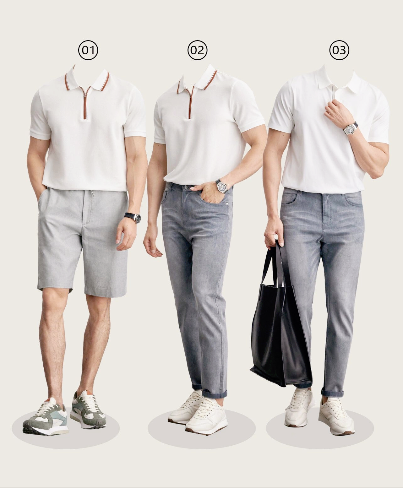 25 轻熟男polo衫穿搭秘籍:4款颜色让你轻松驾驭商务休闲风 - 时尚资讯