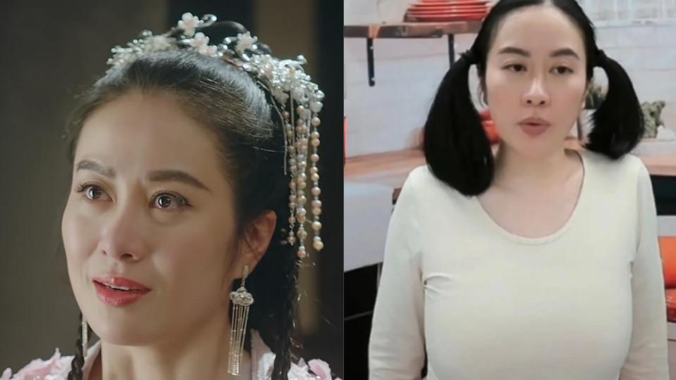 叶璇|装嫩？43岁叶璇扮18岁少女，穿粉衣扎麻花辫，网友：建议看精神科