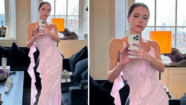 刘亦菲|48岁贝嫂晒近照，穿吊带长裙秀身材！手臂好细，骨感冻龄女神