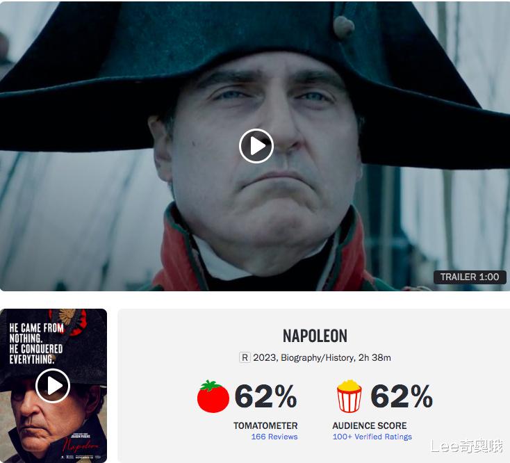 电影《拿破仑》口碑两极分化 票房却超预期