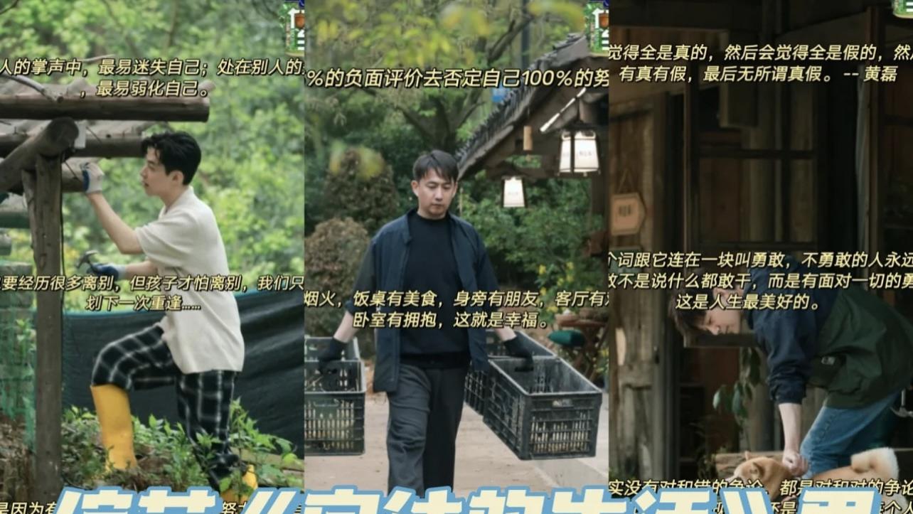 向往的生活|\uD83D\uDC96综艺《向往的生活》中人间清醒的文案