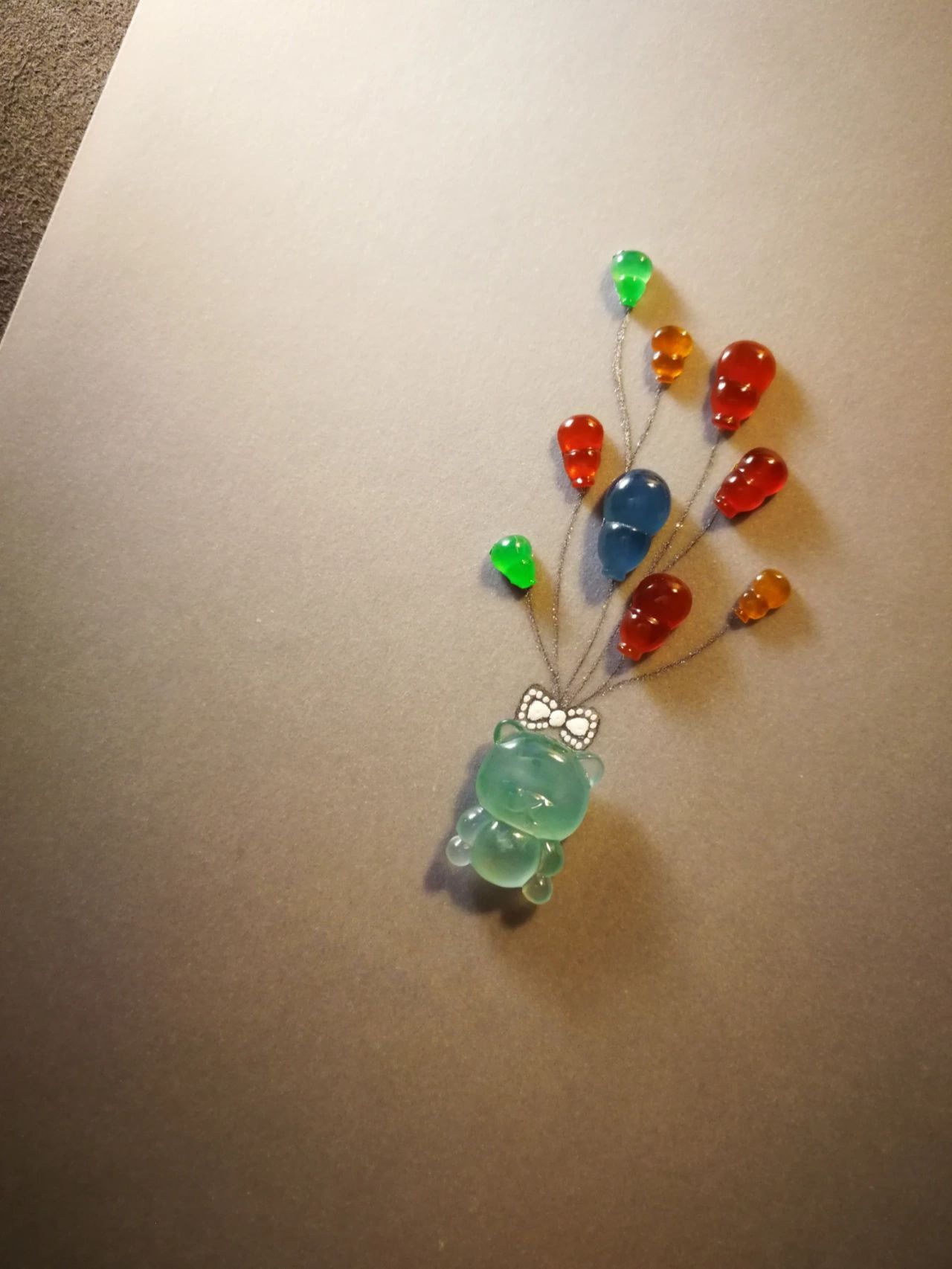 【翡翠·海浪项链：层层叠叠的绿色之美】