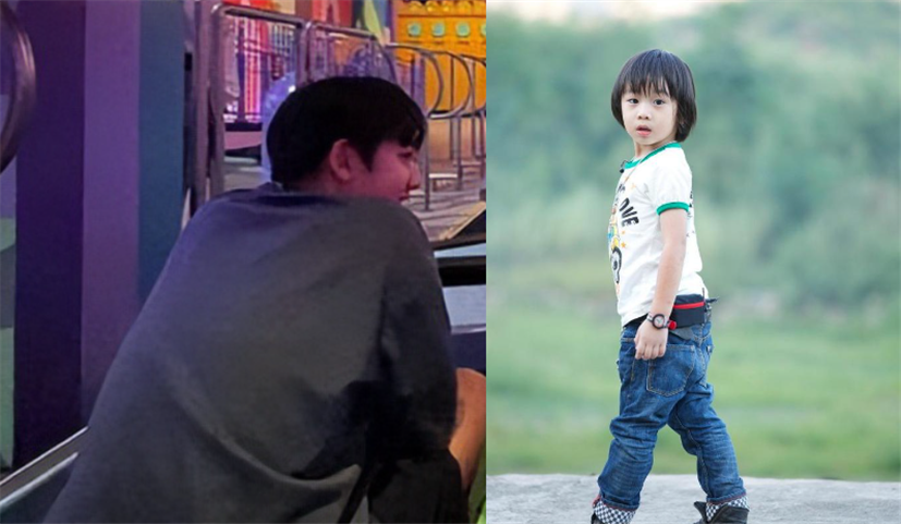 14岁Kimi近照曝光,大饼脸塌鼻梁长相随叔叔,体重飙至 170斤!