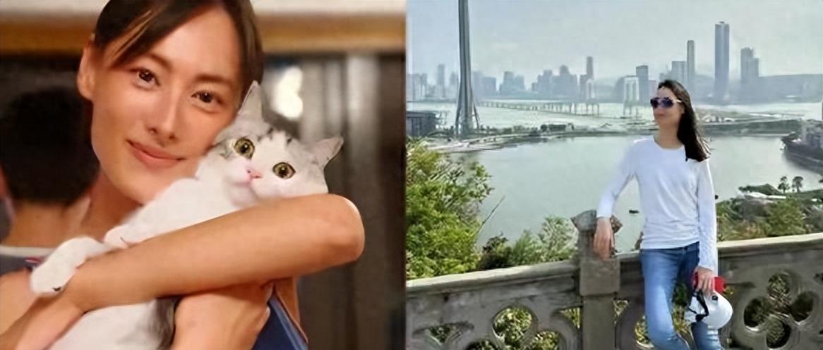 梁洛施国庆带家人加拿大游玩，李长治首露面，身高已和妈妈持平了！