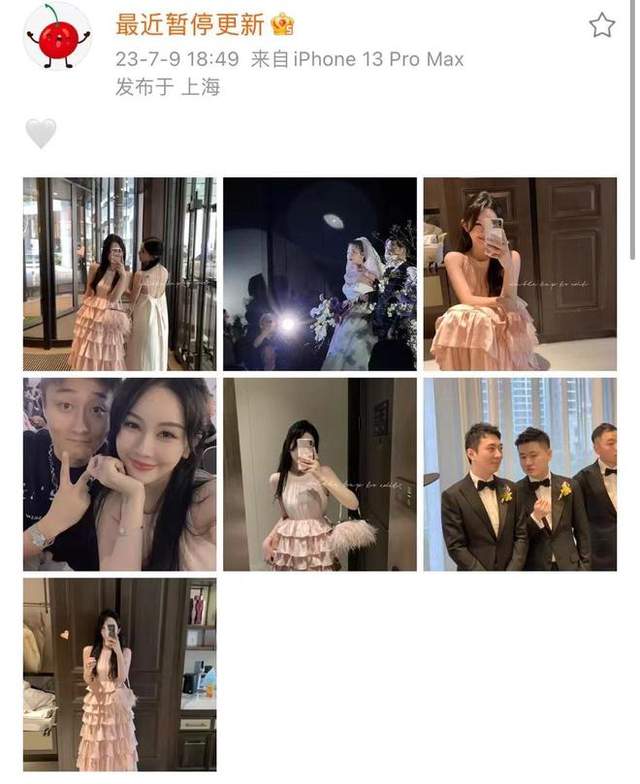 王思聪现身上海当伴郎！穿平价西服站角落超低调，新郎新娘背景大有来头