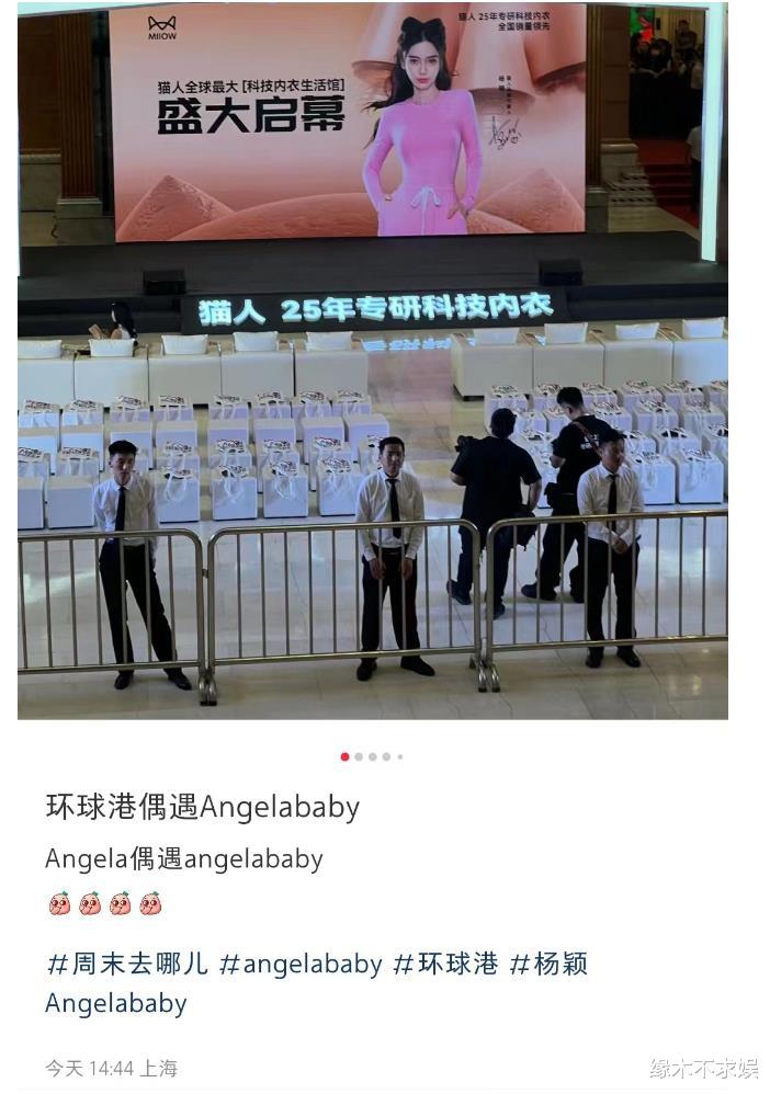 Angelababy线下活动受追捧,生图暴瘦到胸骨凸起,腿部伤痕令人心疼